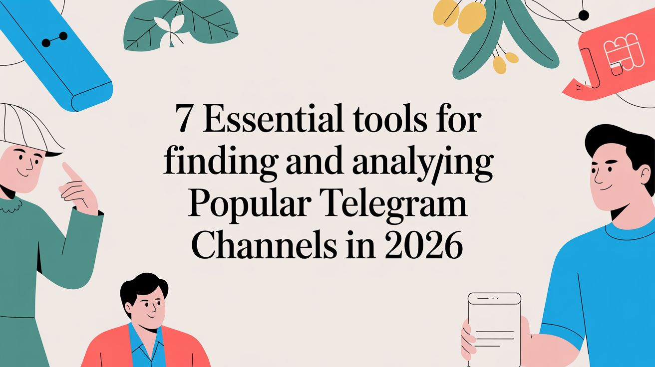 analyzing telegram channels
